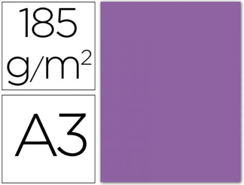 Cartolina guarro din a3 violeta 185 gr pack de 50 folhas , Guarro , 54766 , 3148954222936